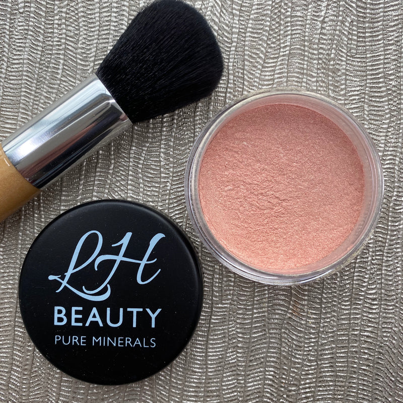 Shimmer Mineral Blush Powder - Rosy Glow